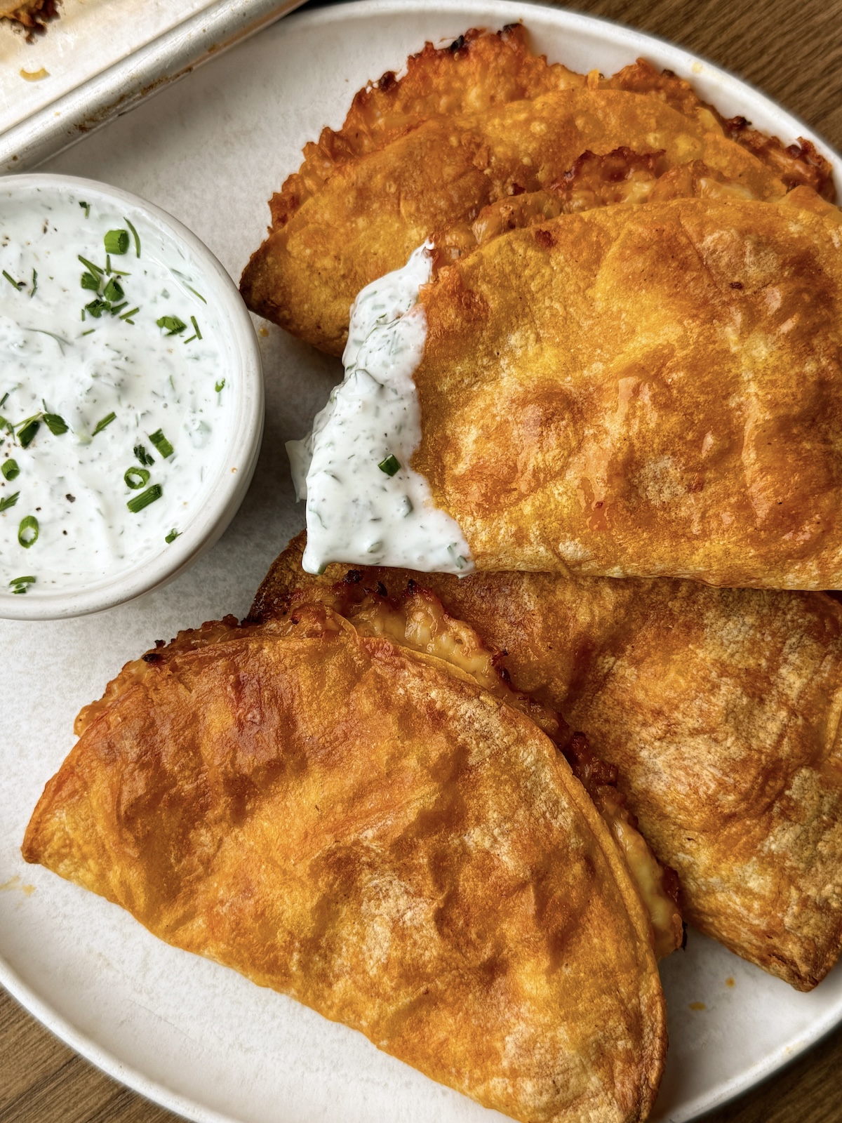 Crispy Buffalo Chicken Tacos with Homemade Ranch-image